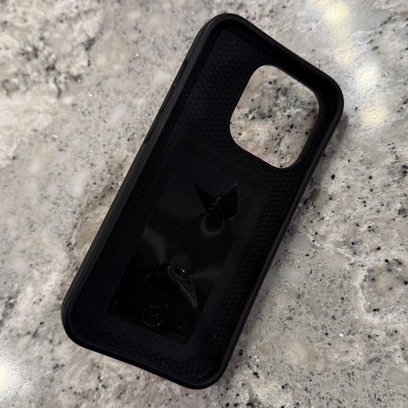 iPhone 14 Pro loopy Disney Red and Black Polka Dot Phone Case with Loop - Picture 2 of 3